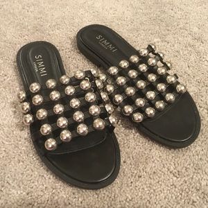 Simmi London Studded Sandals Size 38